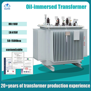 11kV to 415V 50kVA 160kVA 500kVA 1500kVA Three Phase Oil Immersed Distribution Transformer Industrial Step Down PowerTransformer