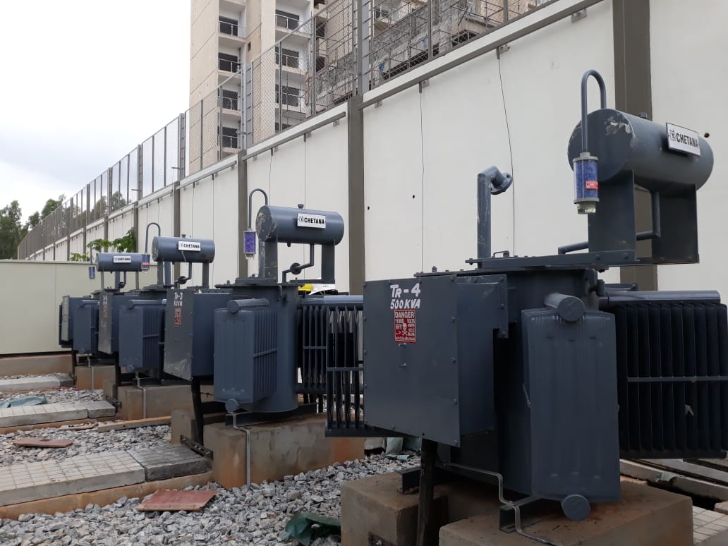 Delivered Transformer Unit at Project Site