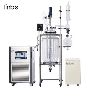UL Certificate Double Layers Jacketed Glass Reactor
