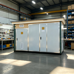 Weather Resistant Prefab Outdoor Substation Combined Power Distribution