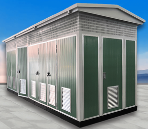 Box Type Outdoor Mobile Dry Type Power Transformer Substation