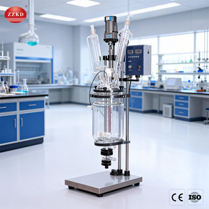 Small Lab Double Layer Jacketed Reactor for Laboratory