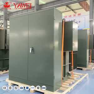 Yawei Outdoor 500Kva MV HV Transformer Oil Immersed Grounding Pad Mounted Three-Phase Step-Up Down Transformer
