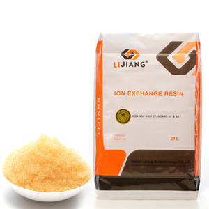 Water Treatment Resin Beads Food Grade Cation Resin